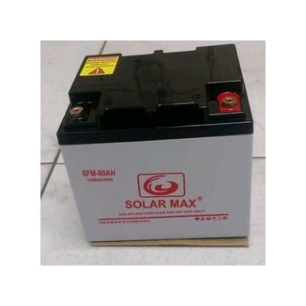 Solarmax 80ah Solar Battery Free Maintenance Dry Cell