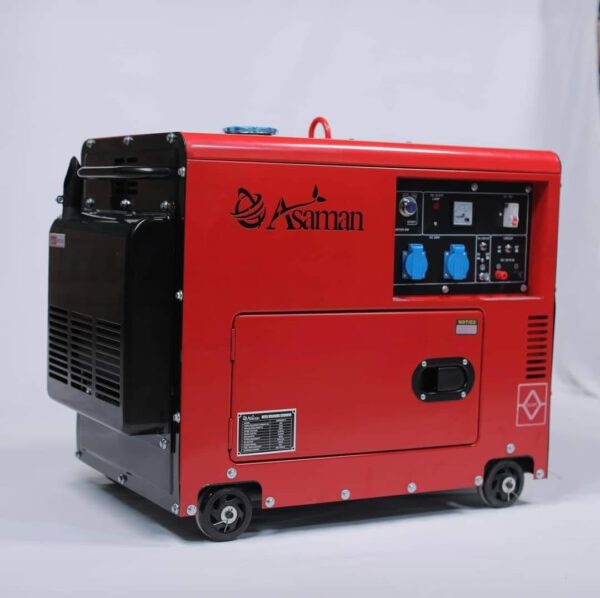 ASAMAN power machine 5KVA silent portable generator in garden &outdoor