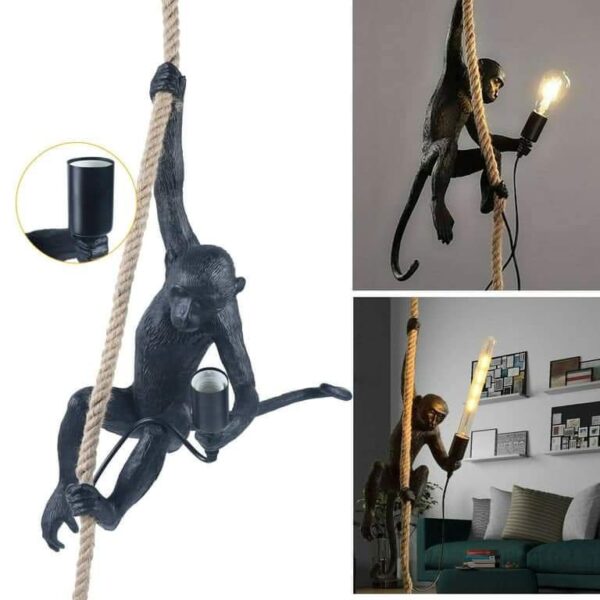 Generic LED black monkey #pendant