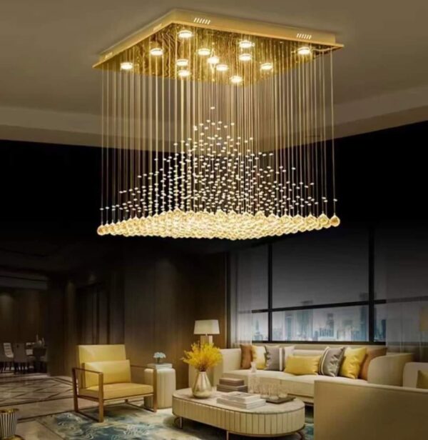 square led crystal chandelier