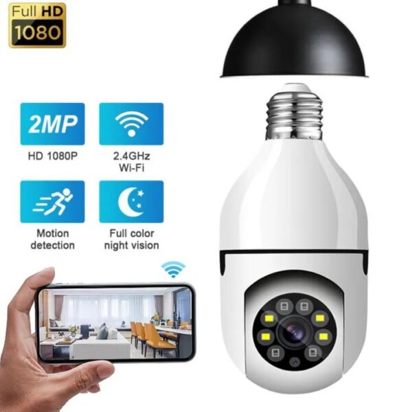 V380 WiFi Smart Net Bulb PTZ Camera - Image 2