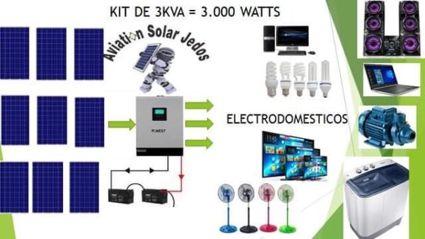 3kv full set home kit solar