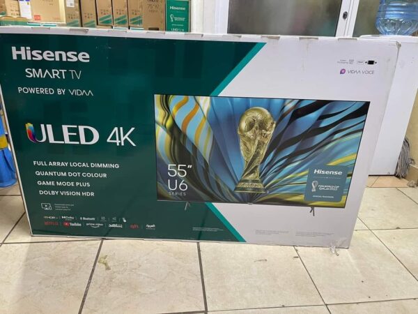 ULED 4k U6 series Hisense smart tv 55"