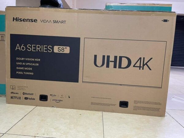 A6 series Hisense smart tv 58" inch