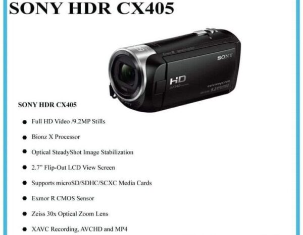 SONY HDR CX405